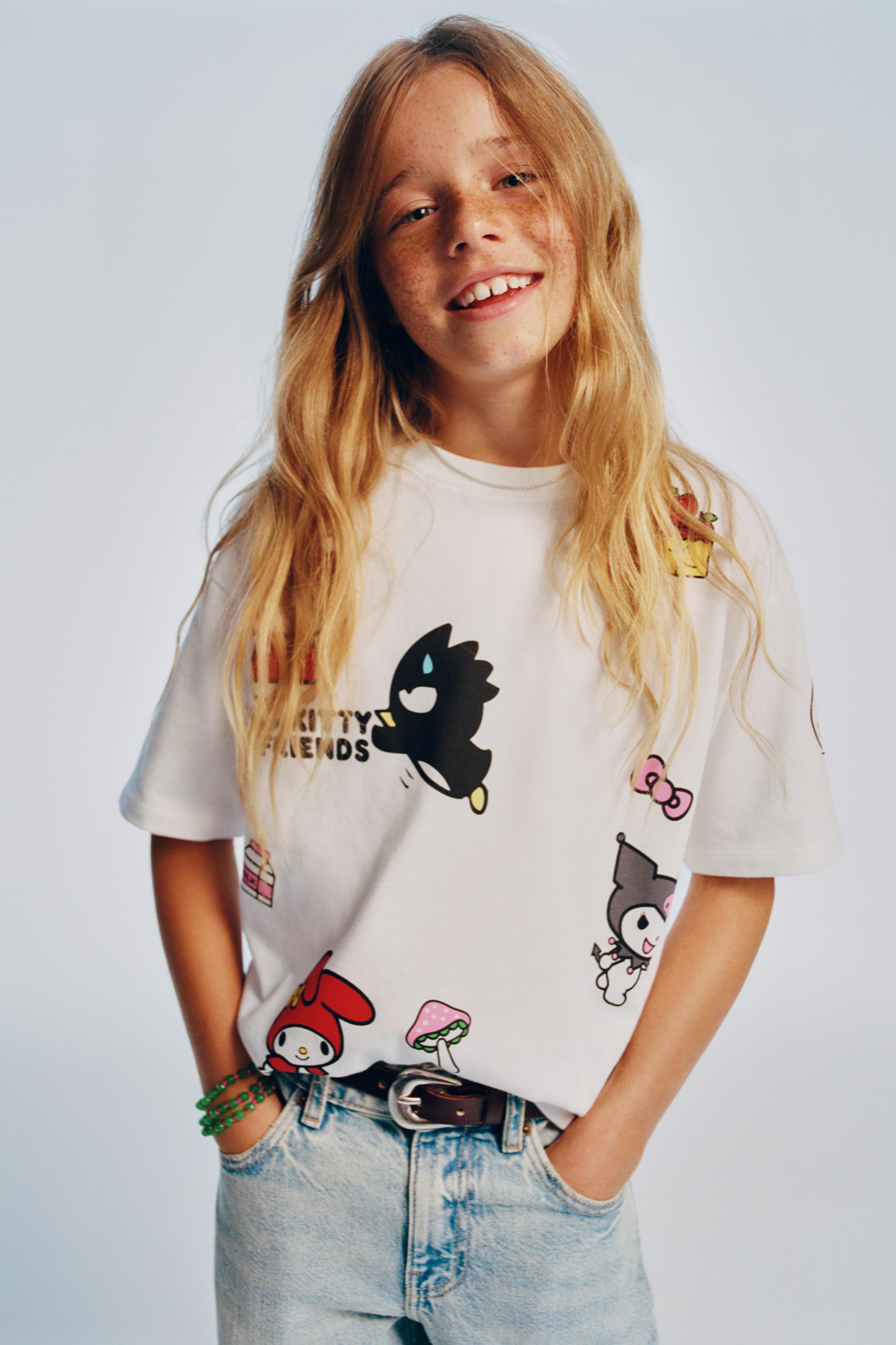 T-SHIRT IMPRIMÉ HELLO KITTY AND FRIENDS © SANRIO